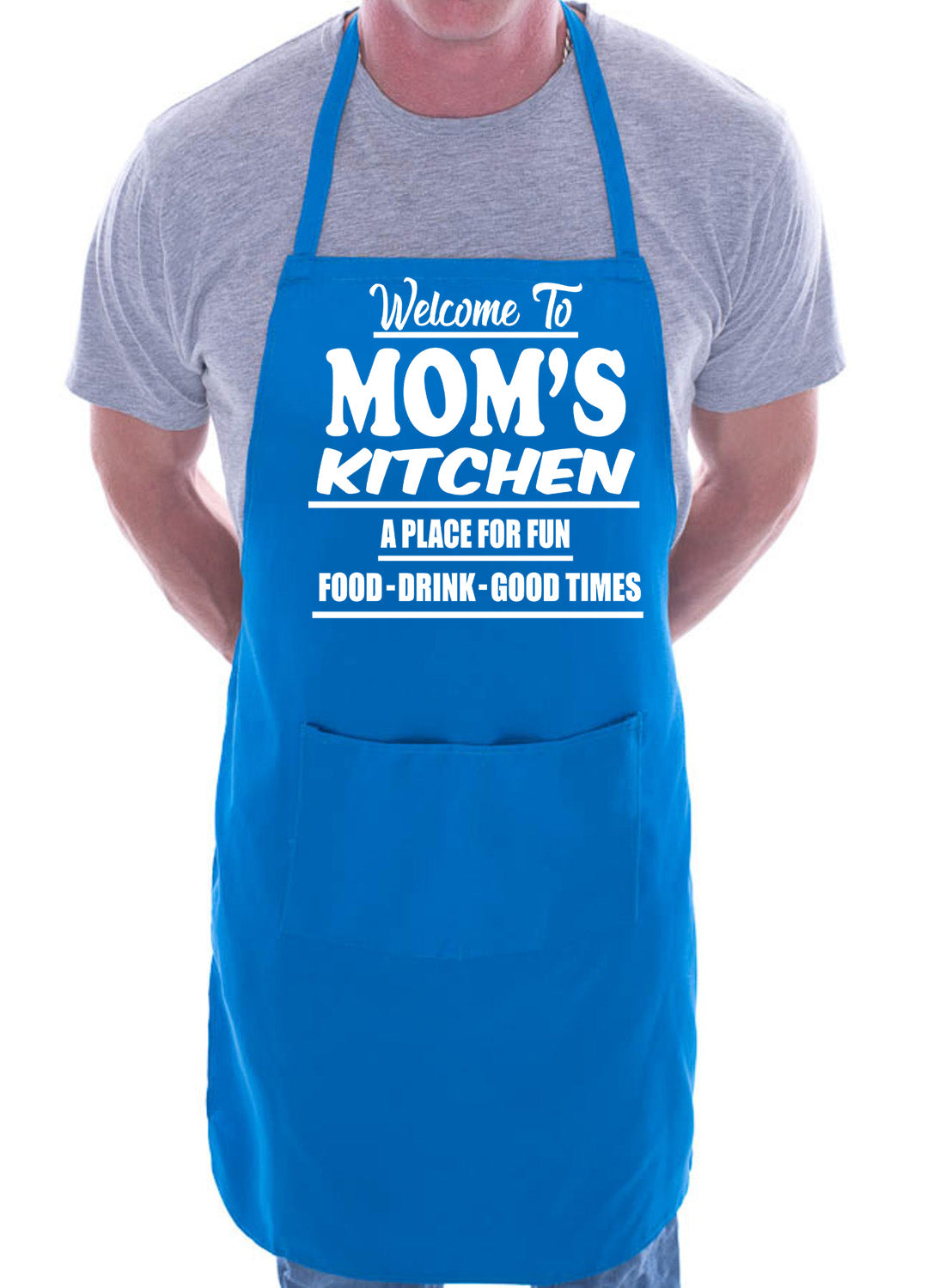 Welcome To Mom's Kitchen Apron Gift Funny Gag Gift BBQ Apron