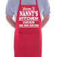 Welcome To Nanny's BBQ Barbeque Gift Funny Gag Gift BBQ Apron