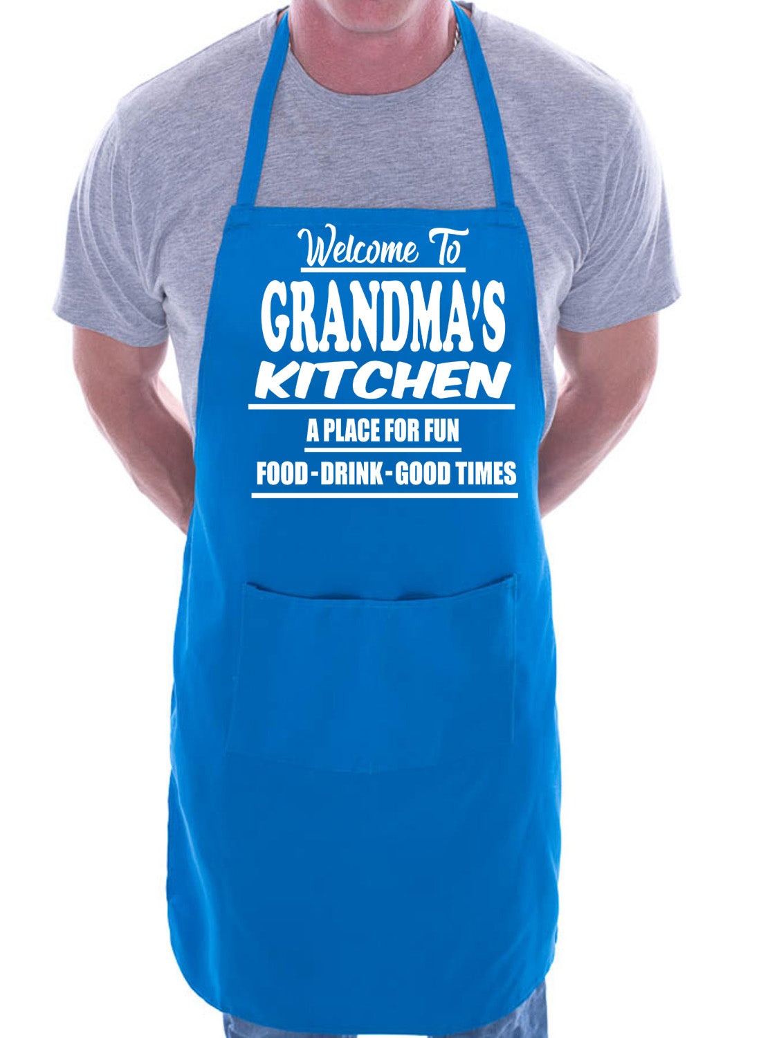 Welcome To Grandma's BBQ Barbeque Gift Funny Novelty Gag Gift Cooking BBQ Apron