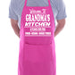 Welcome To Grandma's BBQ Barbeque Gift Funny Novelty Gag Gift Cooking BBQ Apron