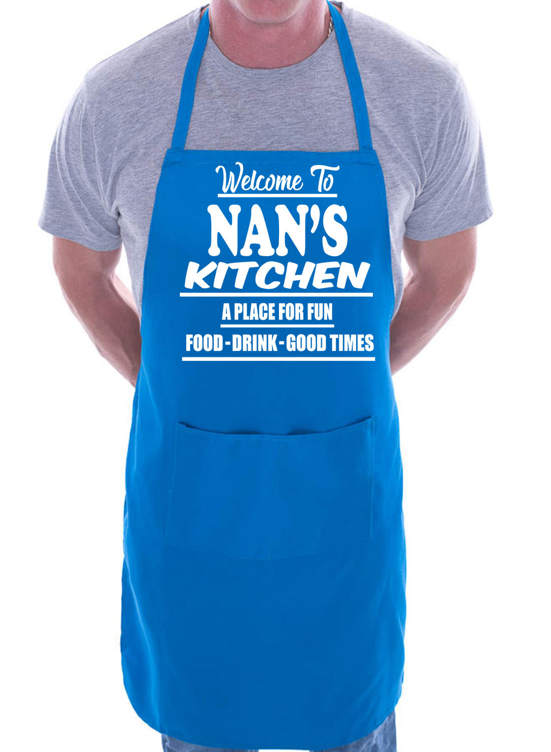 Welcome To Nan's BBQ Barbeque Gift Funny Gag Gift BBQ Apron