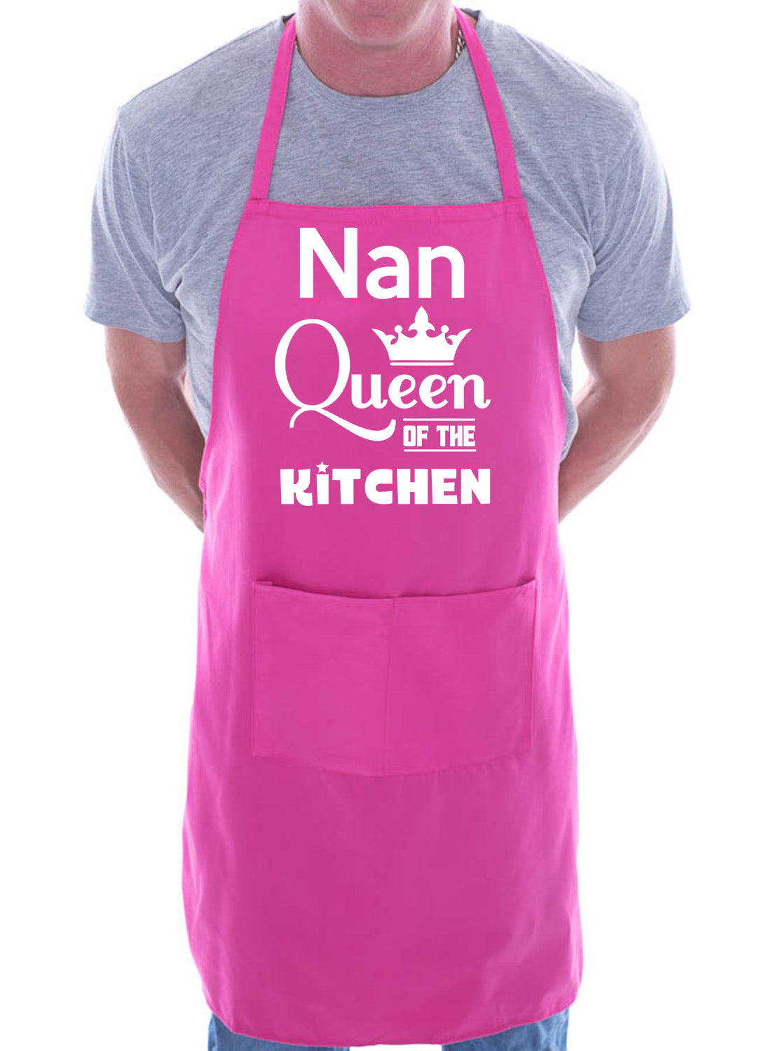 Nan Queen Of The Kitchen Funny Chef Birthday Gift BBQ Apron