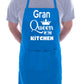 Gran Queen Of The Kitchen Funny Chef Birthday Gift BBQ Apron