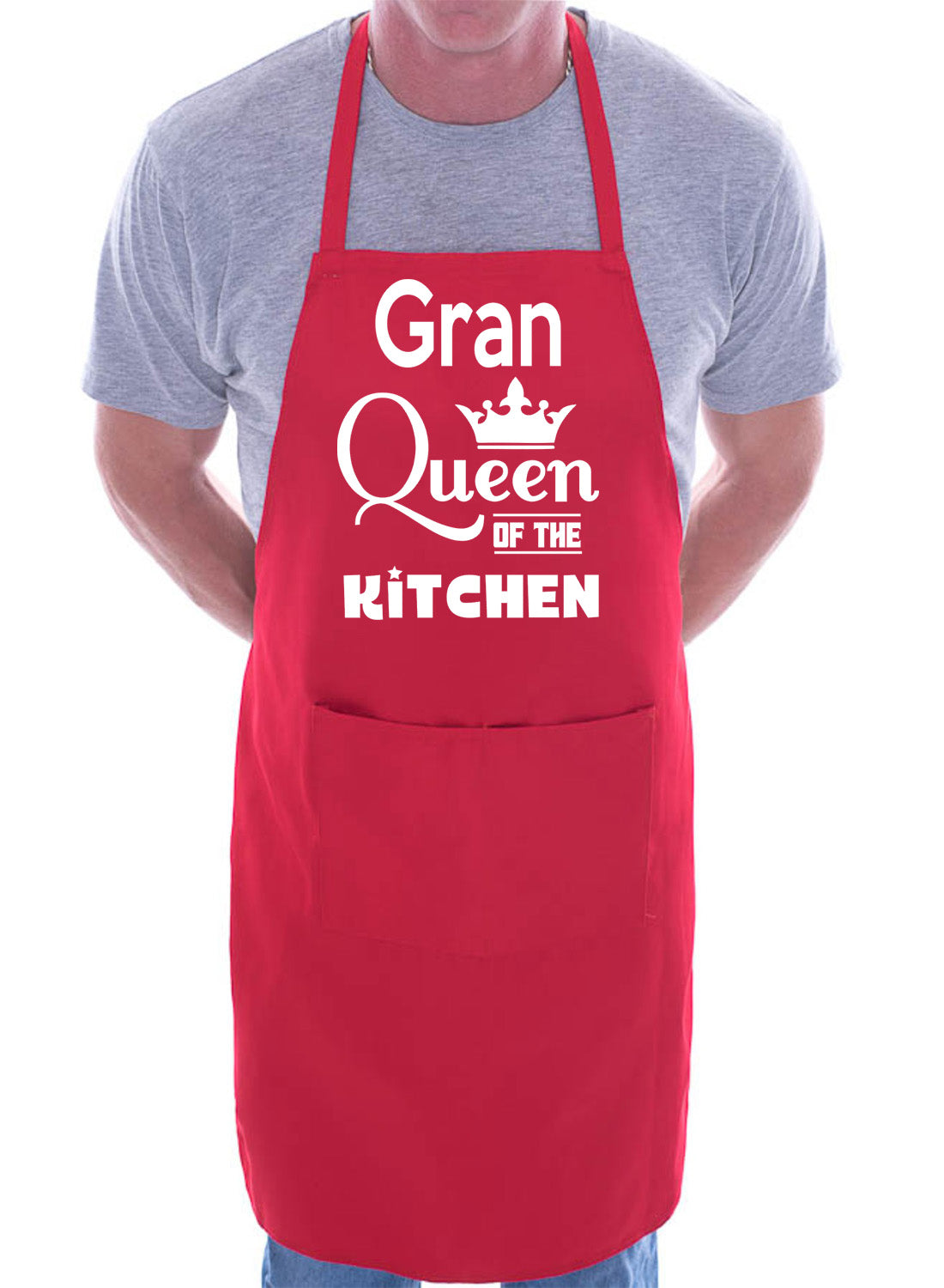 Gran Queen Of The Kitchen Funny Chef Birthday Gift BBQ Apron