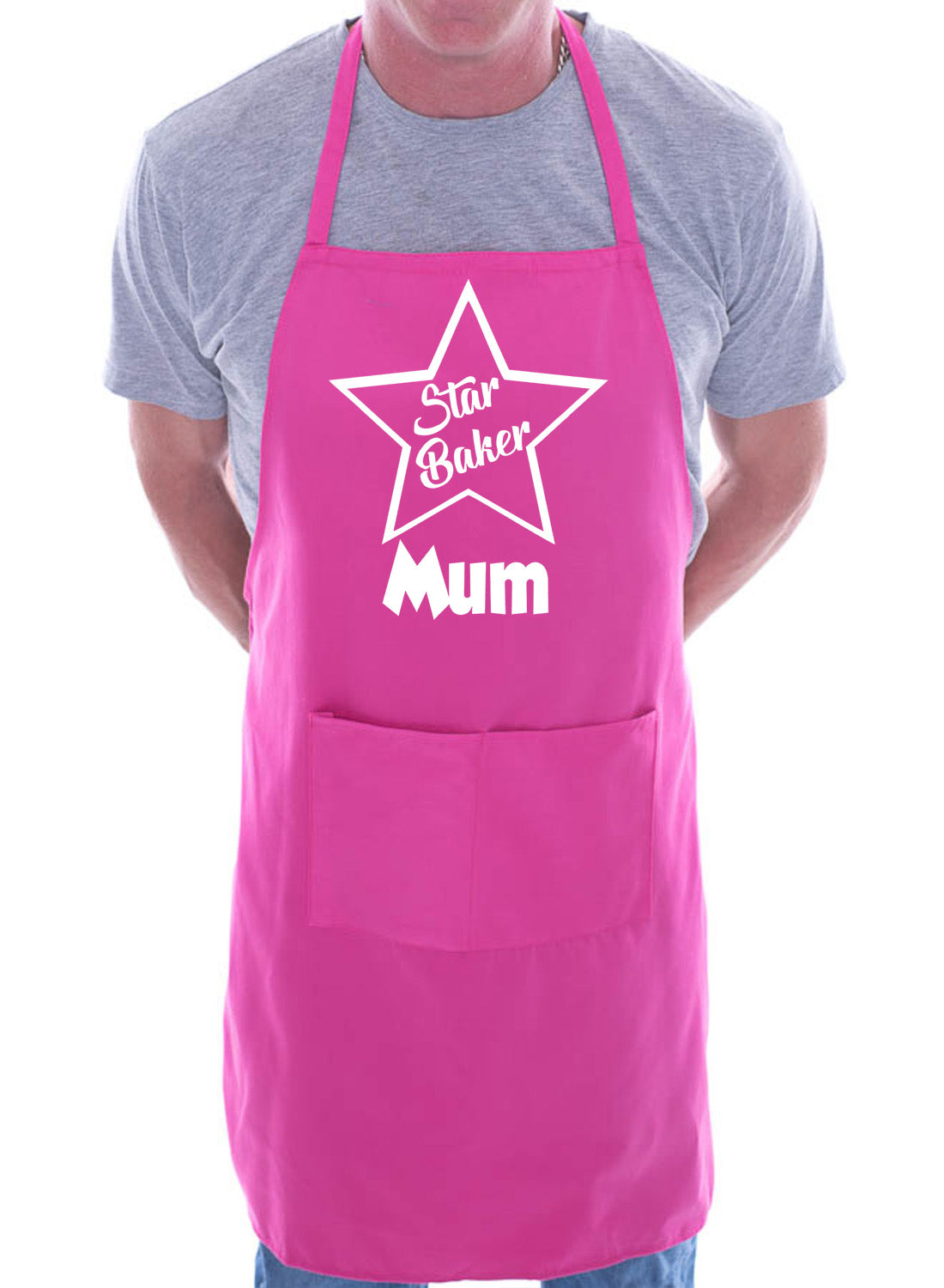 Mum Is Star Baker Funny Birthday Gift Chef Novelty BBQ Cooking Apron