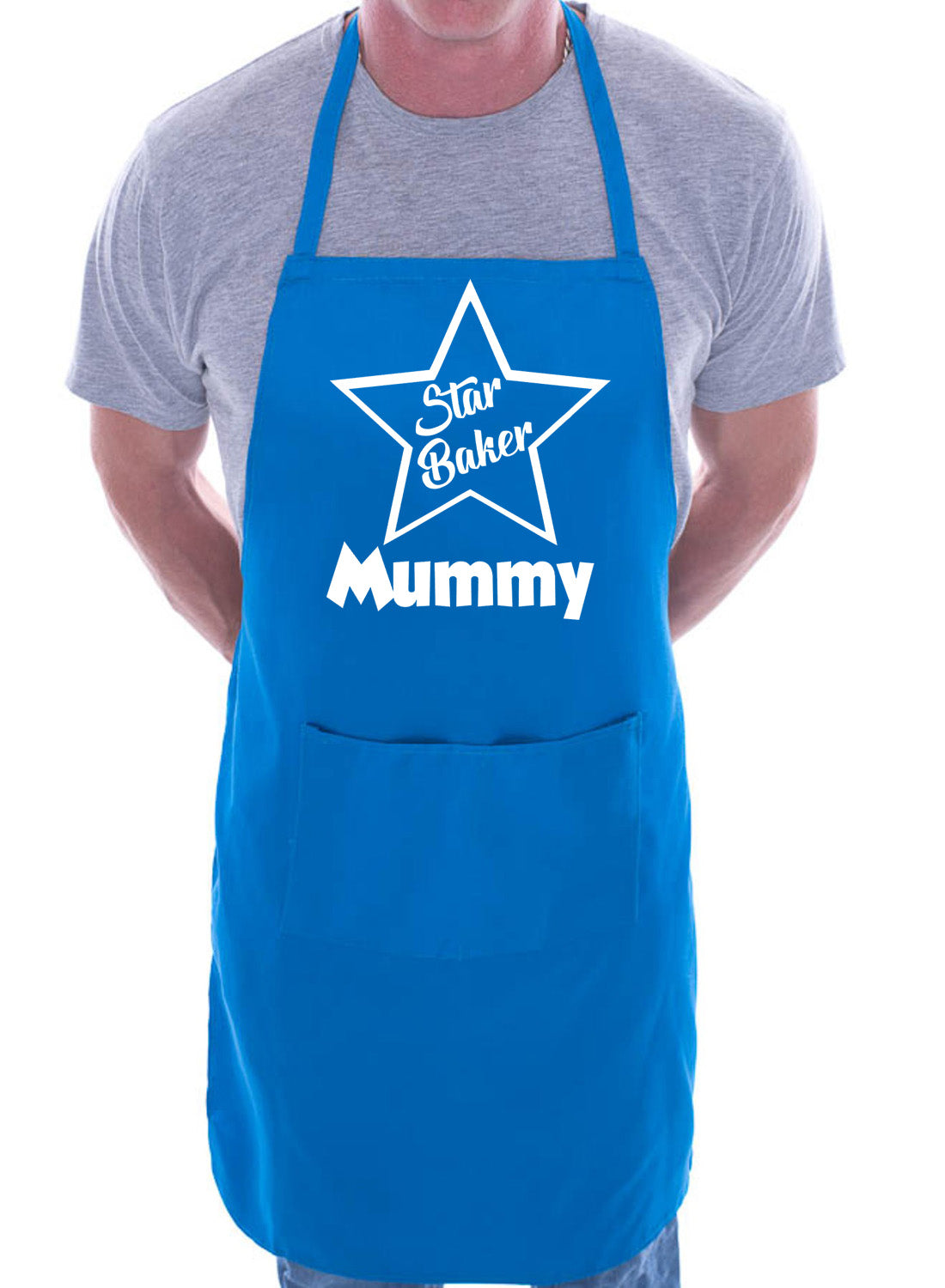 Mummy Is Star Baker Funny Birthday Gift Chef BBQ Apron