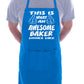 Awesome Star Baker Funny Chef Birthday Gift Baking BBQ Apron