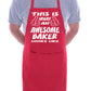 Awesome Star Baker Funny Chef Birthday Gift Baking BBQ Apron