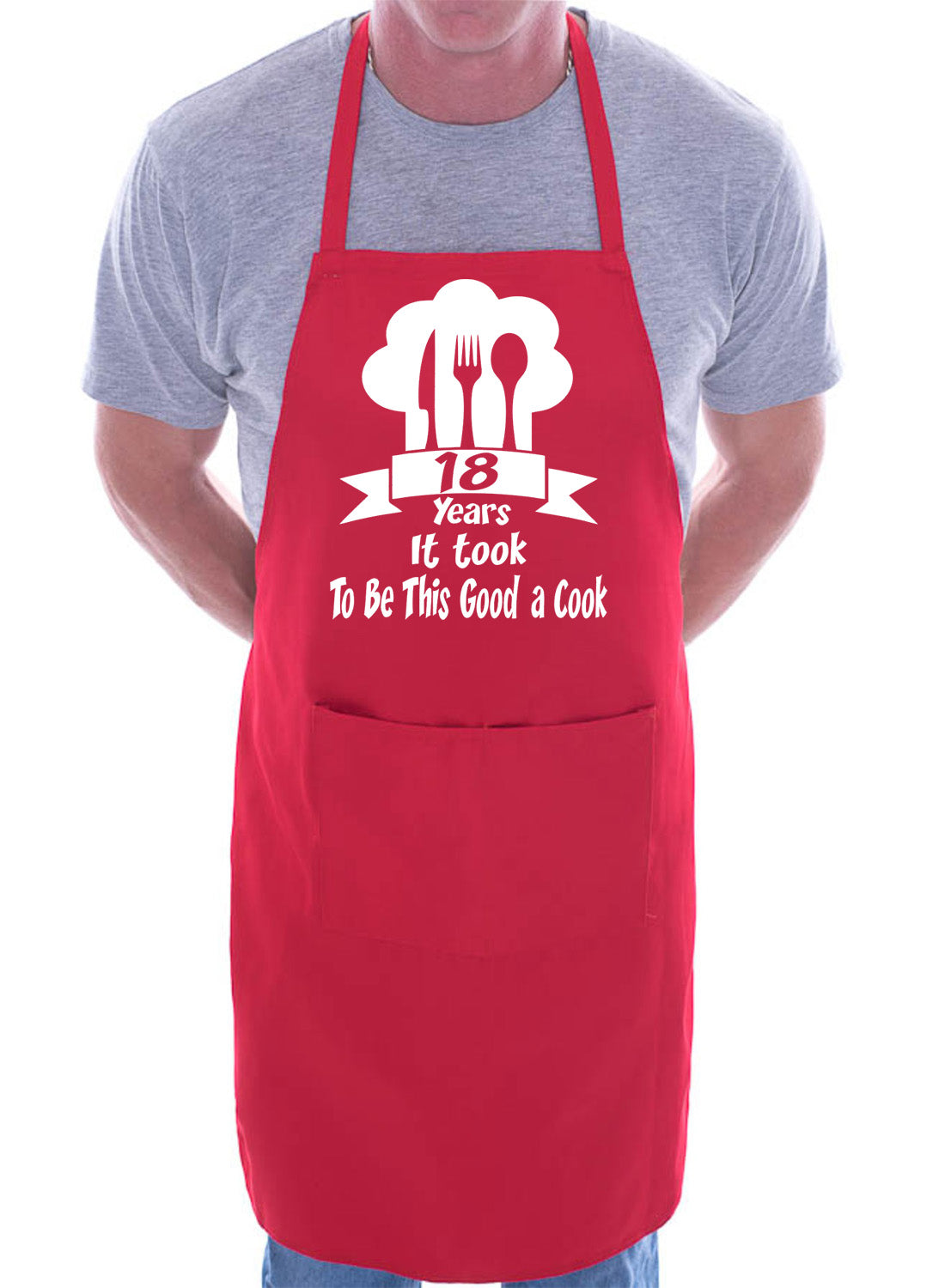 It Took 18 Years To Be Cook Chef Birthday Gift Baking BBQ Apron