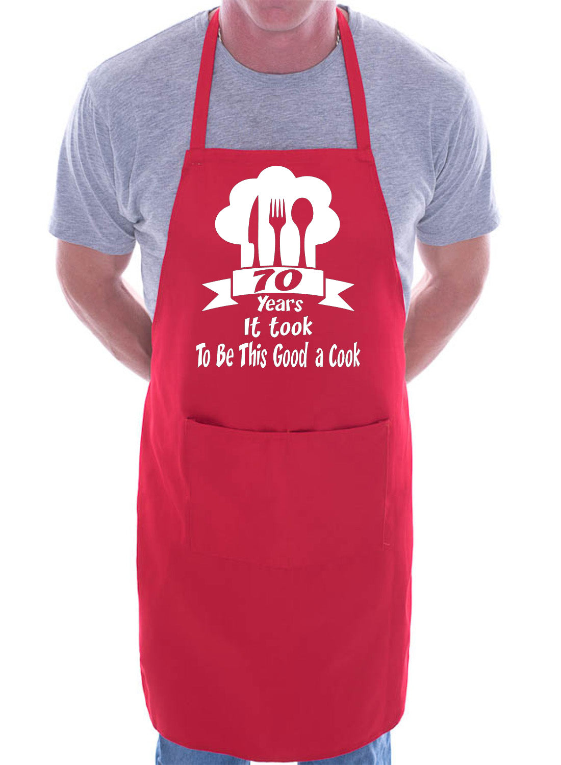 It Took 70 Years To Be Cook Chef Birthday Gift Baking BBQ Apron