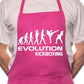 Evolution Of Kickboxing Martail Arts BBQ Funny Apron