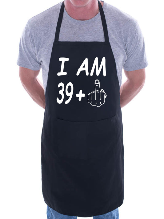 I am 40 Birthday Novelty Baking Cooking BBQ Apron 40th Birthday