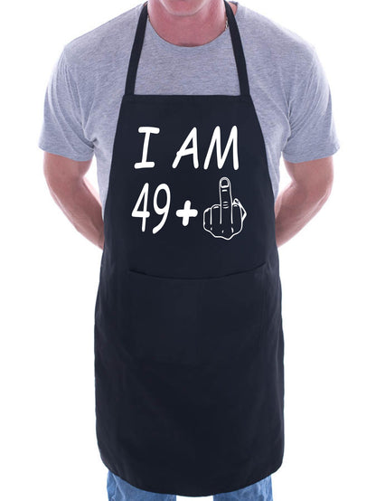 I am 50 Birthday Baking BBQ Apron 50th Birthday