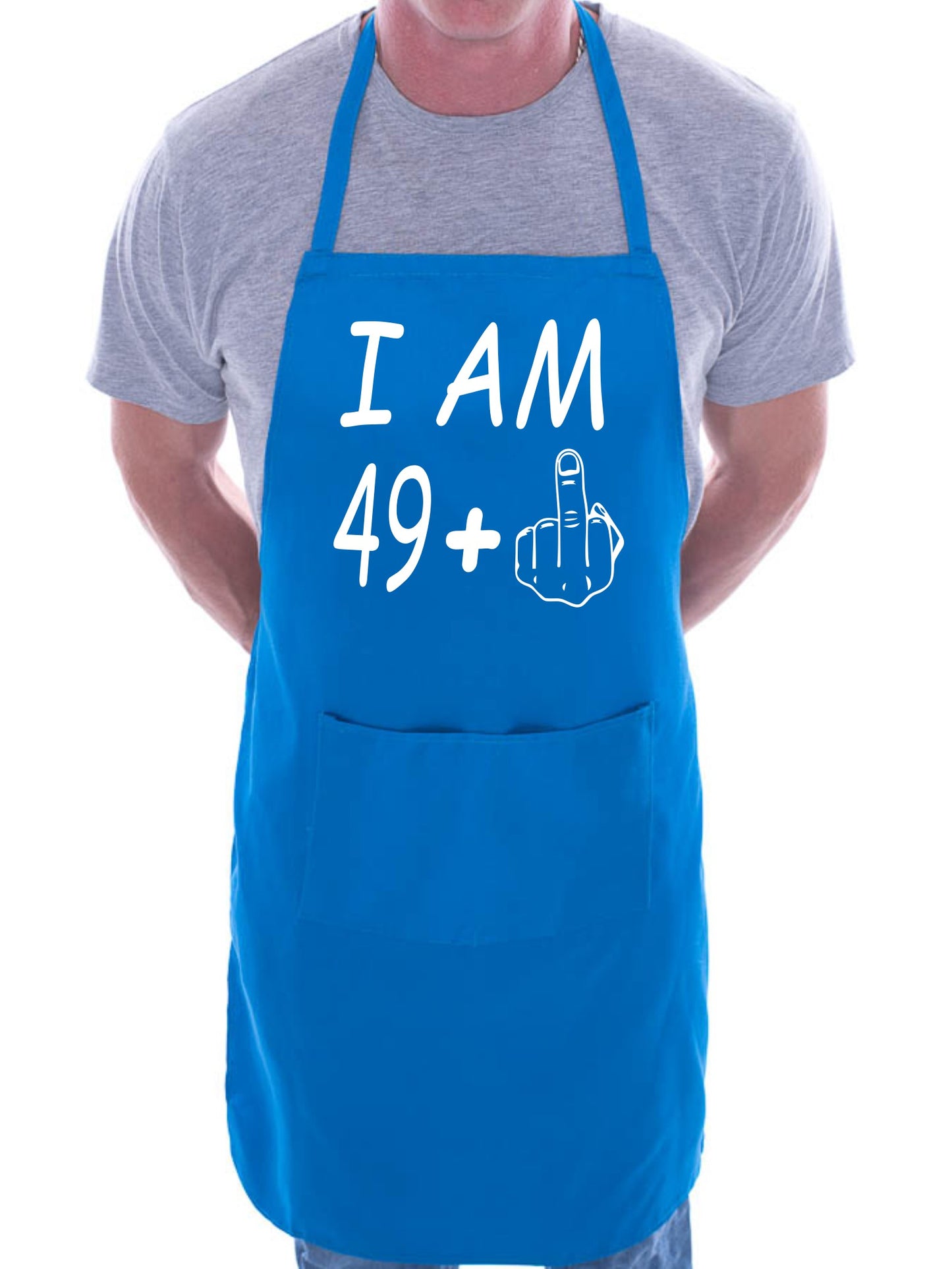 I am 50 Birthday Baking BBQ Apron 50th Birthday