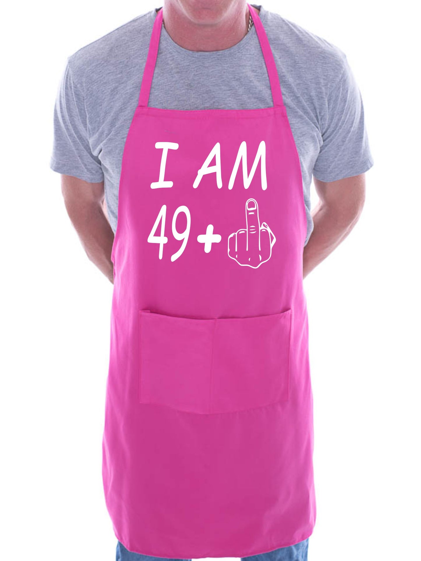 I am 50 Birthday Baking BBQ Apron 50th Birthday