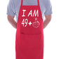 I am 50 Birthday Baking BBQ Apron 50th Birthday