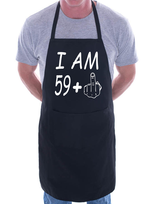 I am 60 Birthday Novelty Baking Cooking BBQ Apron 60th Birthday