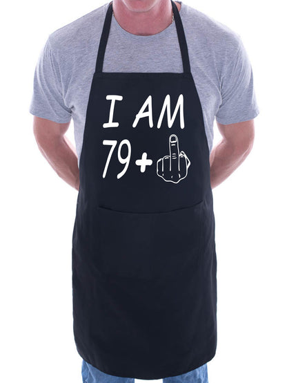 I am 80 Birthday Novelty Baking Cooking BBQ Apron 80th Birthday