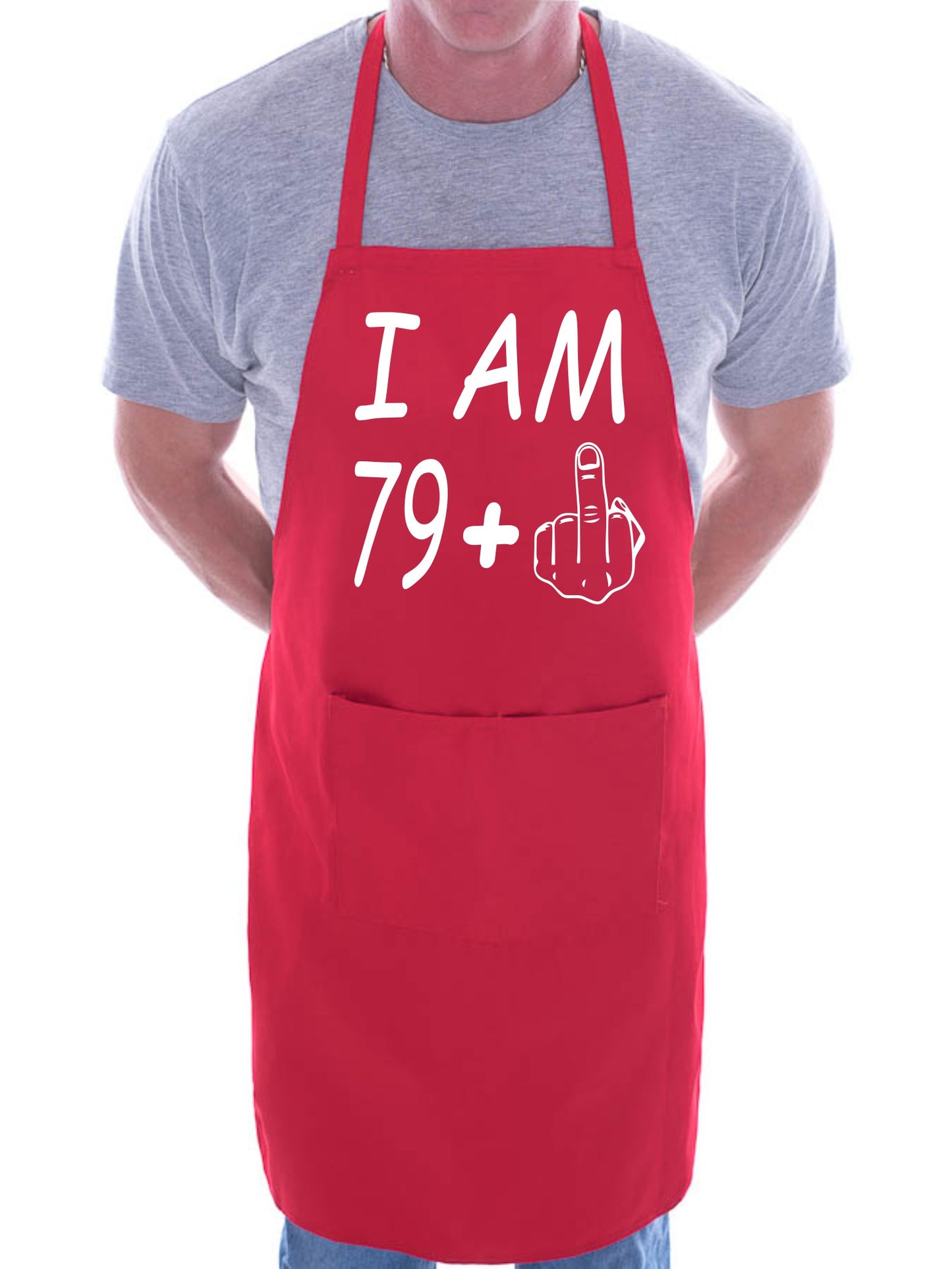 I am 80 Birthday Novelty Baking Cooking BBQ Apron 80th Birthday