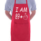 I am 90 Birthday Baking BBQ Apron 90th Birthday