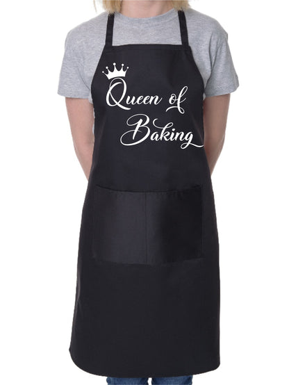 Queen of Baking Mother's Day Bakers Ladies Apron