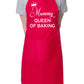 Mummy Queen of Baking Mother's Day Bakers Ladies Apron