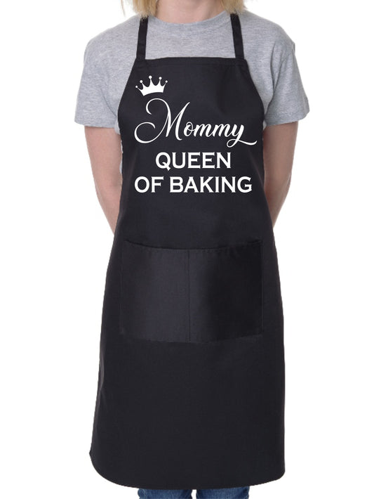 Mommy Queen of Baking Mother's Day Novelty Bakers Ladies Apron