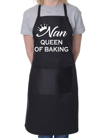 Nan Queen of Baking Mothers Day Bakers Ladies Apron