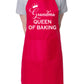 Grandma Queen of Baking Mother's Day Bakers Ladies Apron