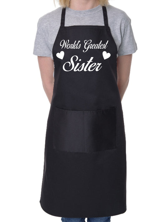 Worlds Greatest Sister Mother's Day Cooking Bakers Ladies Apron