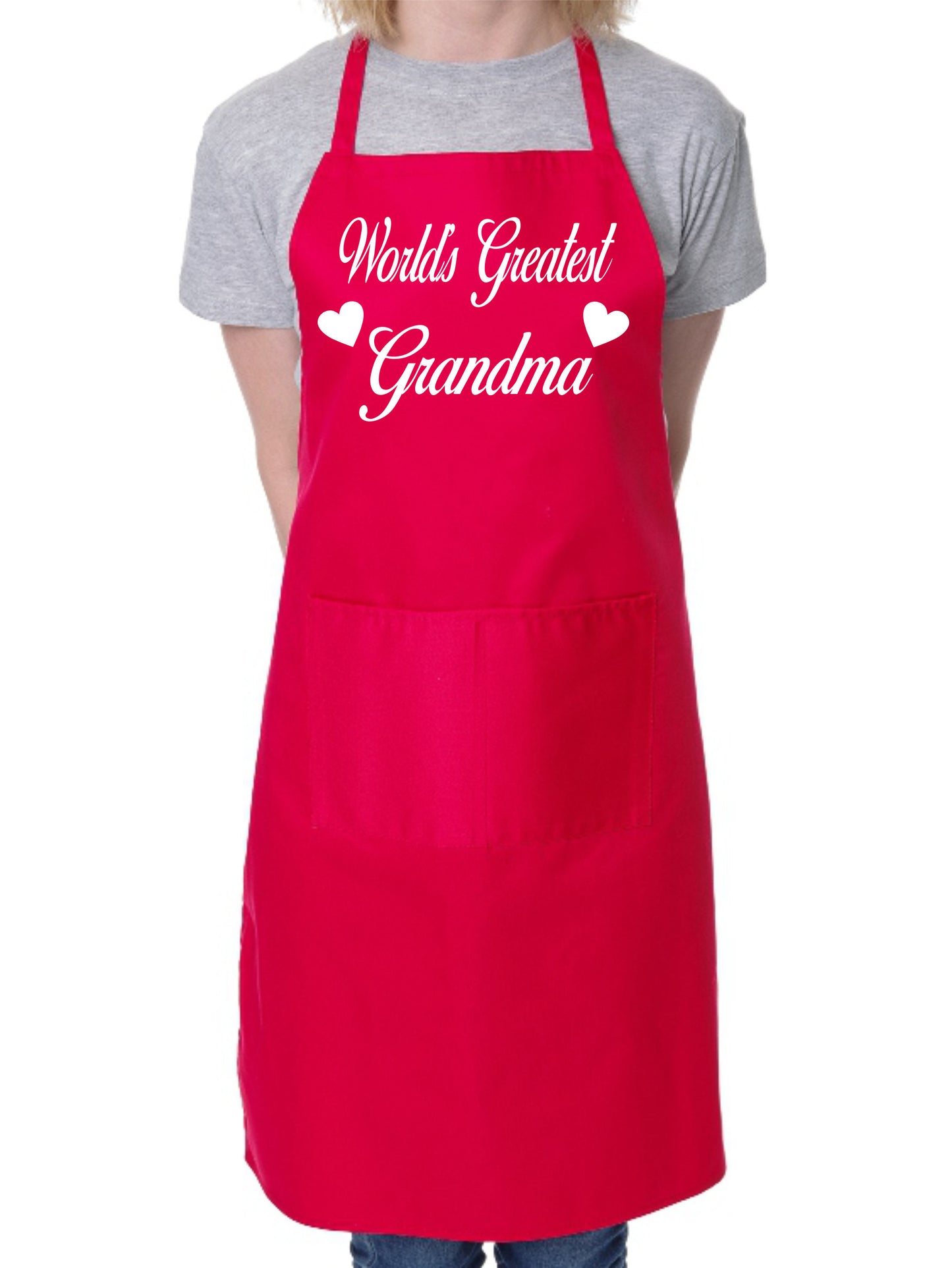 Worlds Greatest Grandma Mother's Day Bakers Ladies Apron