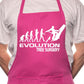 Evolution Of Tree Surgeon BBQ Funny Apron