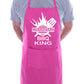 Grandad BBQ King Funny Apron BBQ