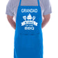 Grandad Is King Of BBQ Funny Apron Baking BBQ