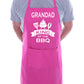 Grandad Is King Of BBQ Funny Apron Baking BBQ