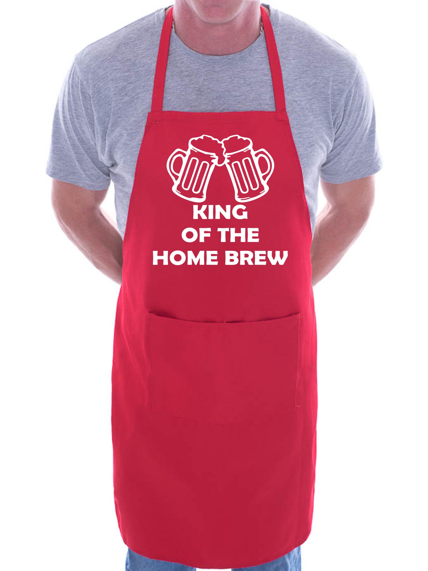 King Of The Home Brew BBQ Baking BBQ Apron