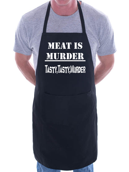 Meat Is Murder Funny Apron Baking BBQ