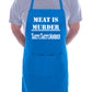 Meat Is Murder Funny Apron Baking BBQ