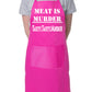 Meat Is Murder Funny Apron Baking BBQ