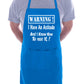 Warning I Have Attitude Funny Apron Baking BBQ