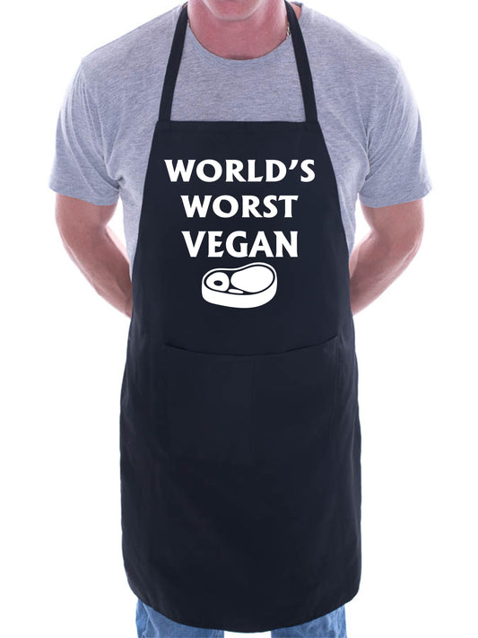 World's Worst Vegan Funny BBQ Baking Cooking BBQ Apron