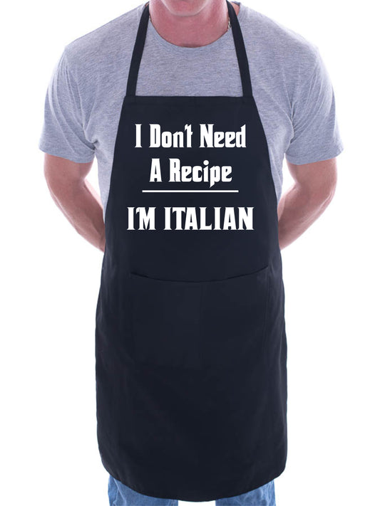 I Don't Have An Attitude I'm Italian Novelty BBQ Baking Cooking