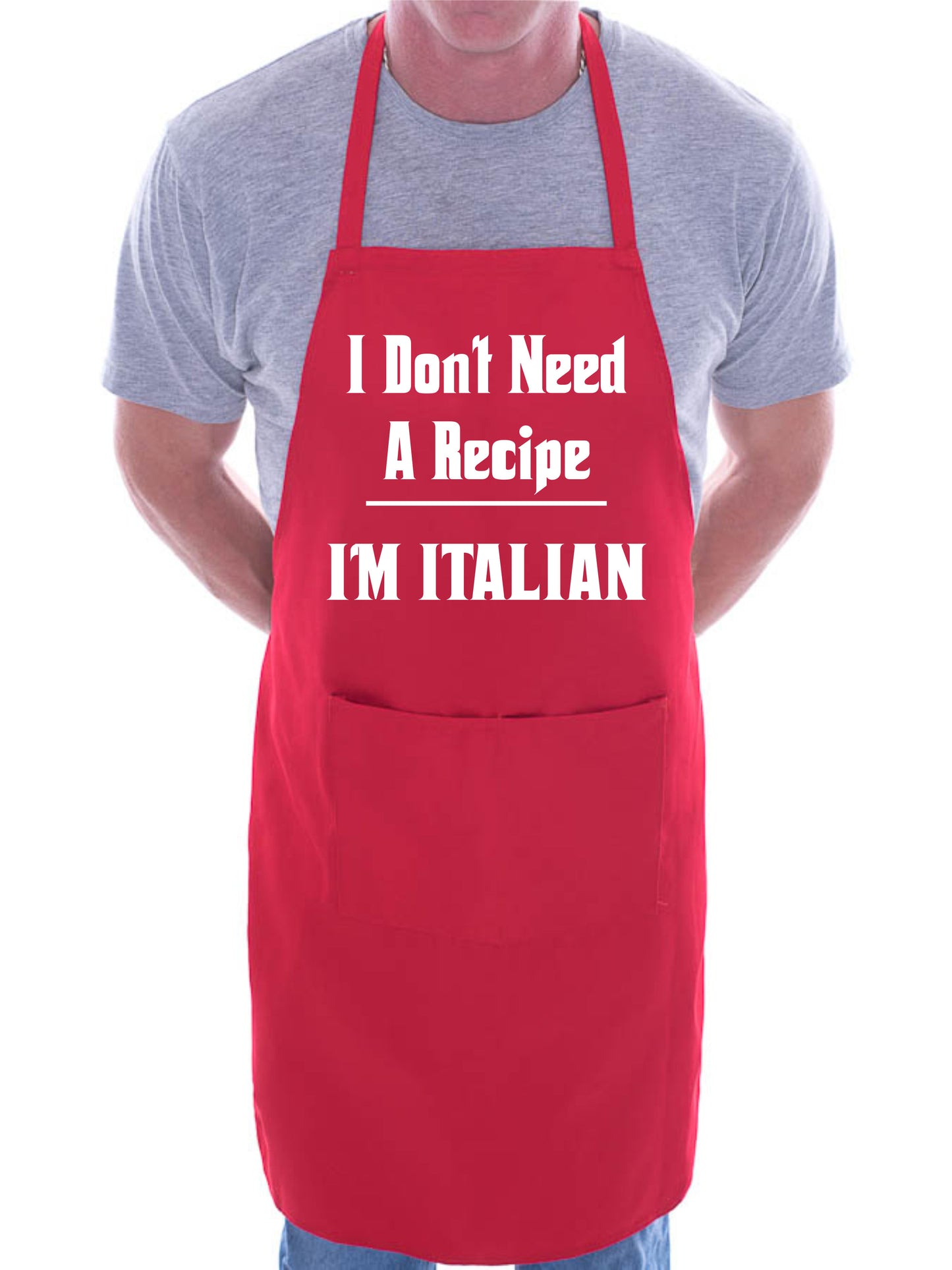 I Don't Have An Attitude I'm Italian Novelty BBQ Baking Cooking