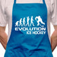 Evolution Of Ice Hockey BBQ Funny Apron