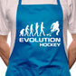 Evolution Of Hockey BBQ Funny Apron