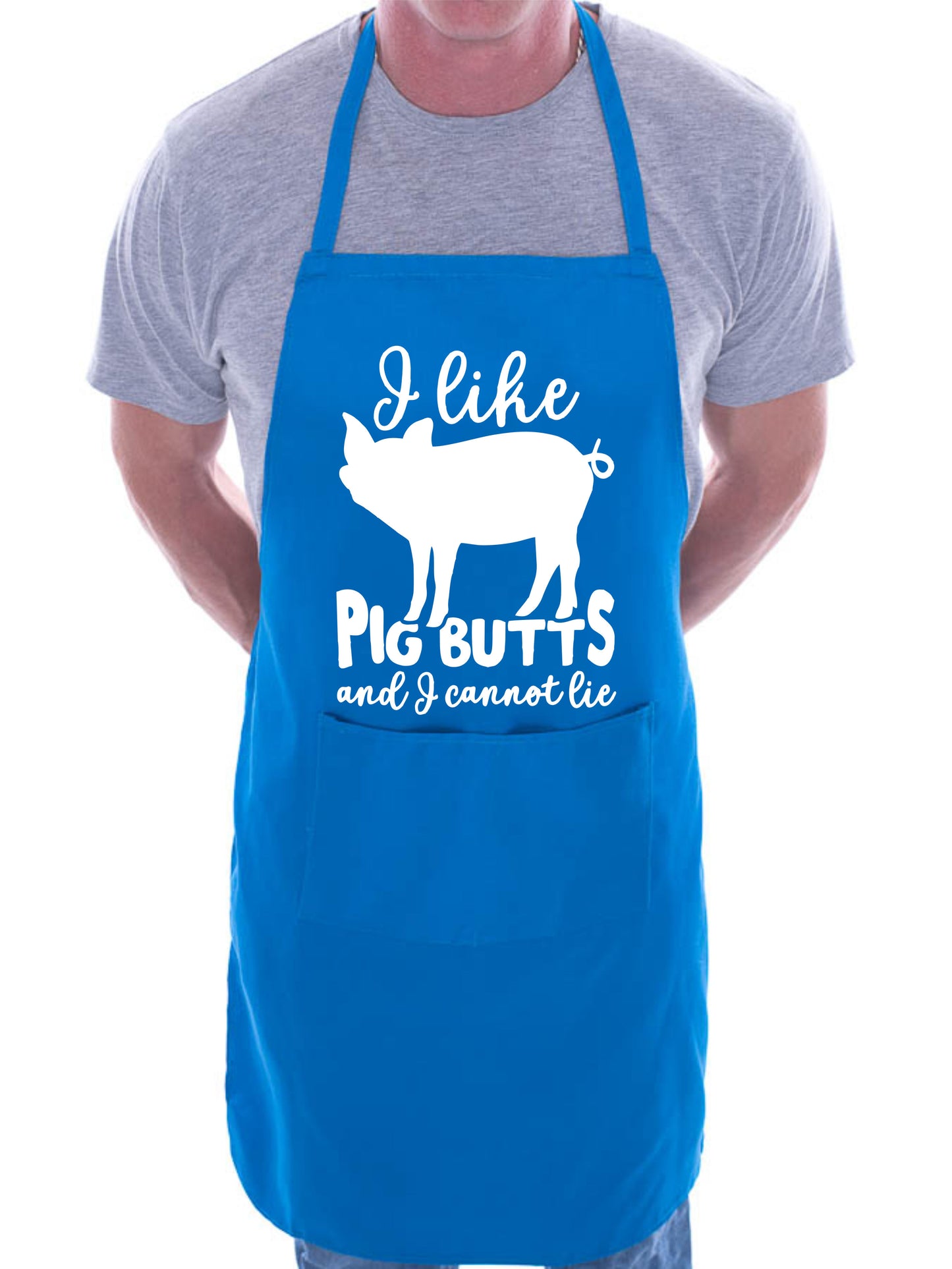 I Like Pig Butt's Funny Novelty Apron BBQ Baking Cooking