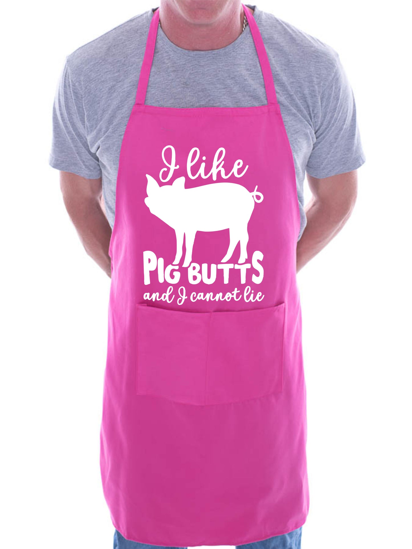 I Like Pig Butt's Funny Novelty Apron BBQ Baking Cooking