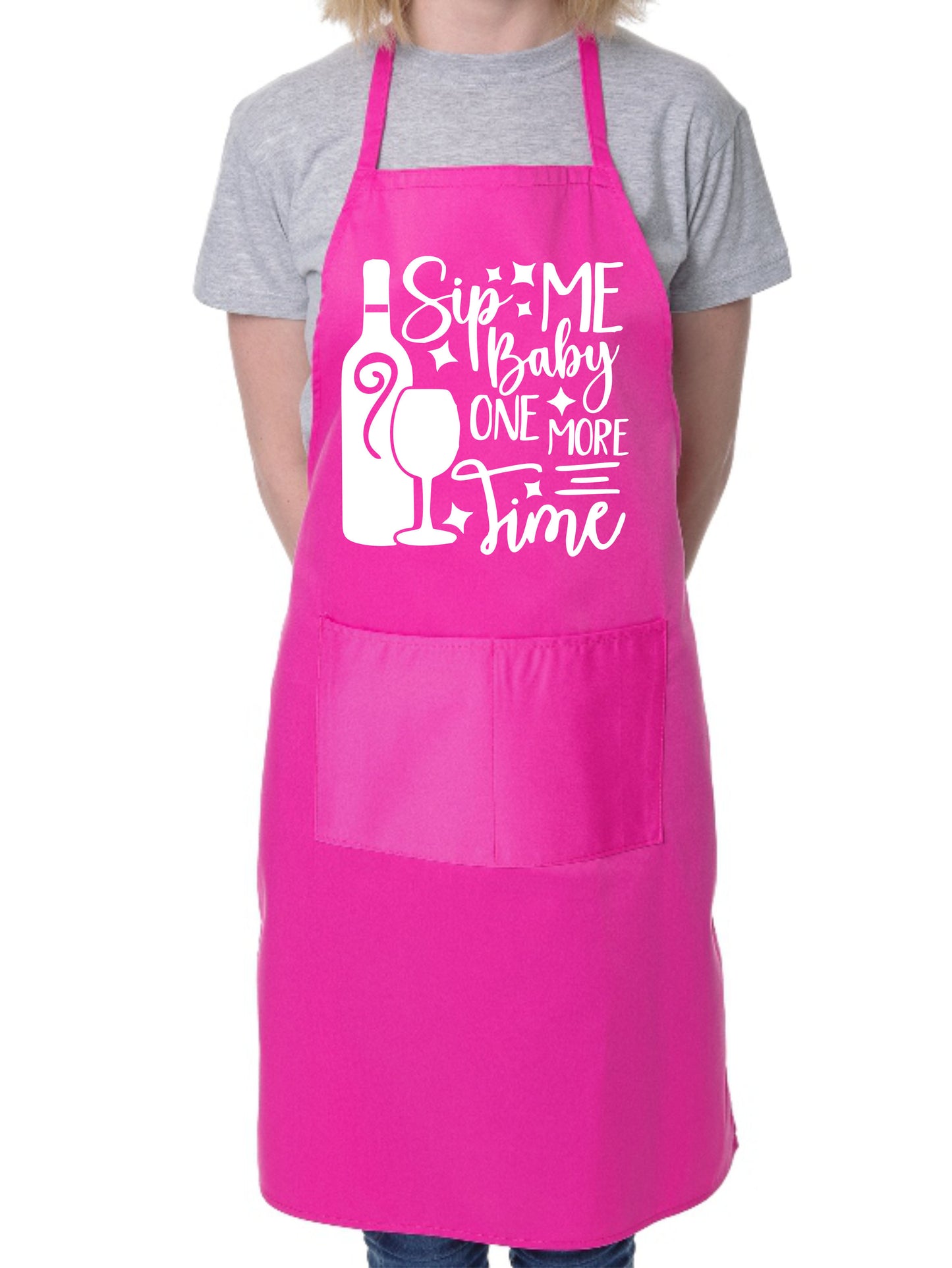 Sip Me Baby One More Time Funny BBQ Baking Cooking BBQ Apron