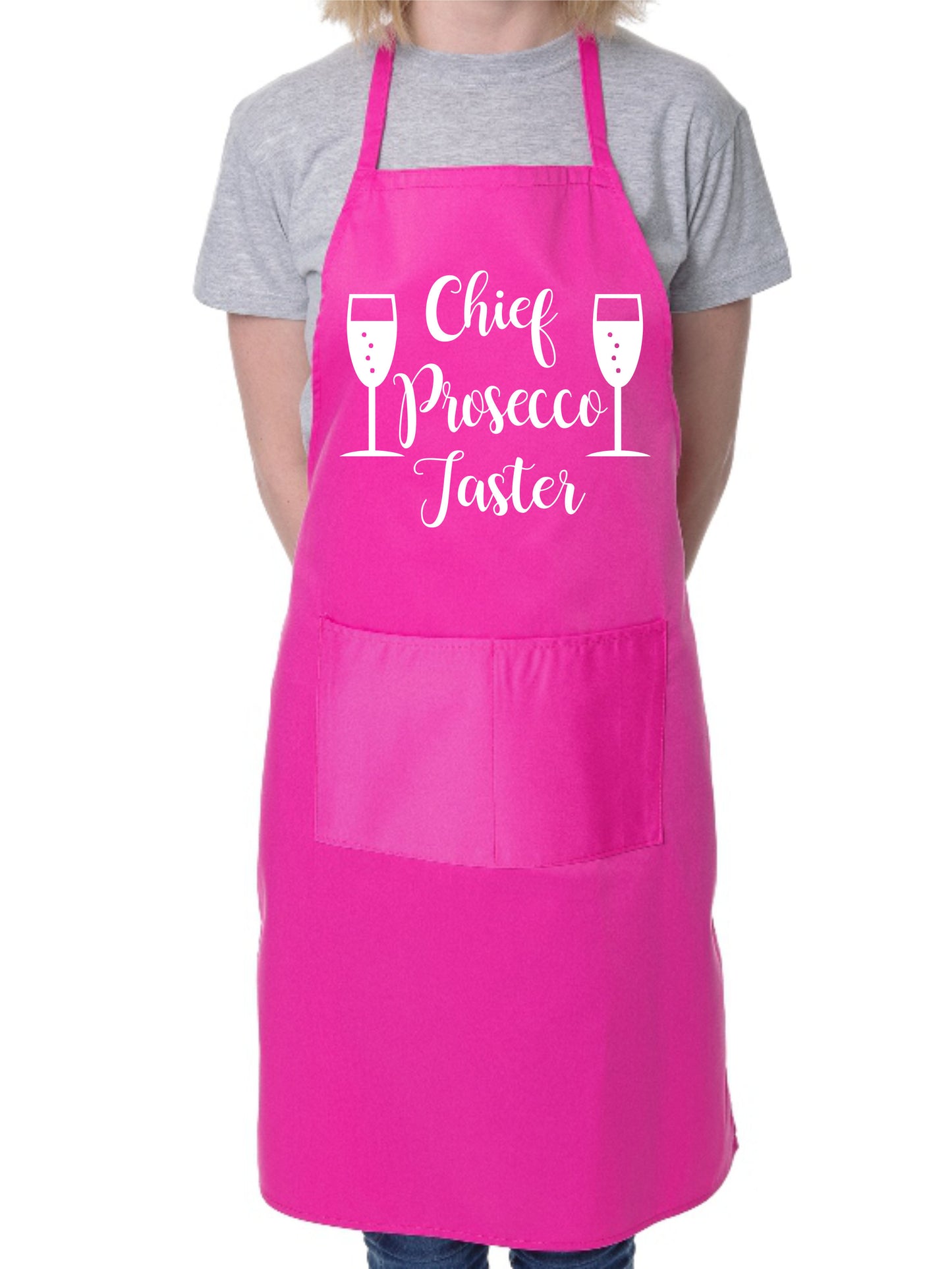 Chief Prosecco Taster Slogan Apron Baking BBQ