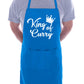 King Of Curry Men's Funny Slogan BBQ Apron